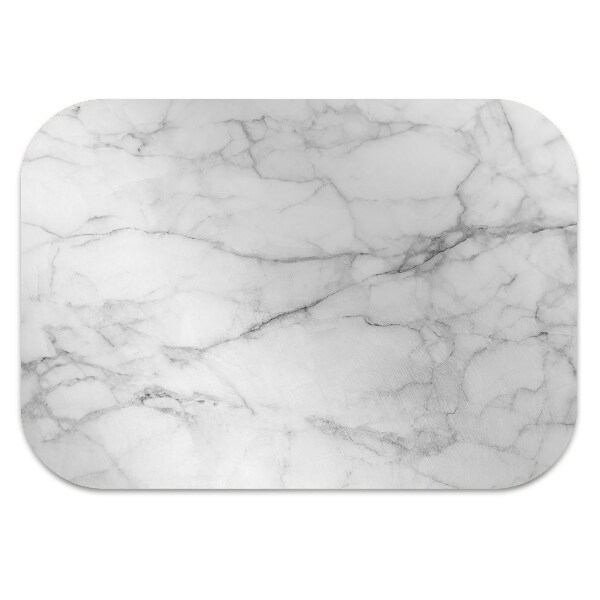 Computer chair mat Marble gray