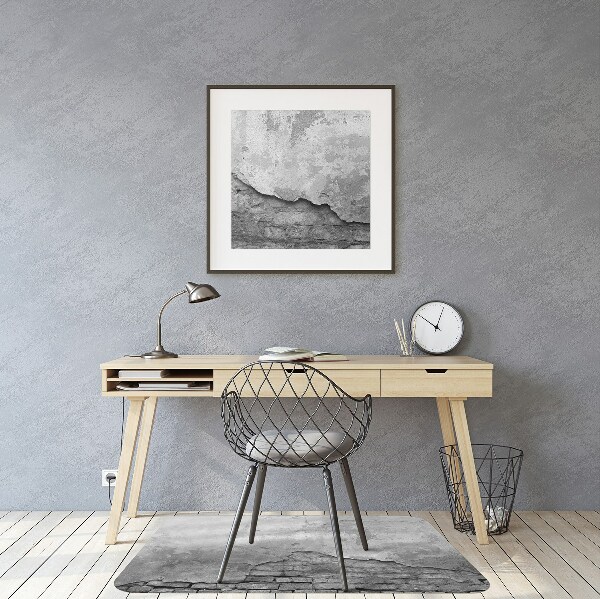 Office chair floor protector old stone wall