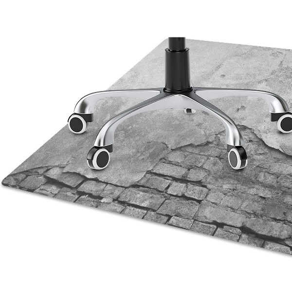 Office chair floor protector old stone wall
