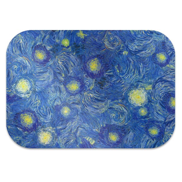 Computer chair mat blooming almond