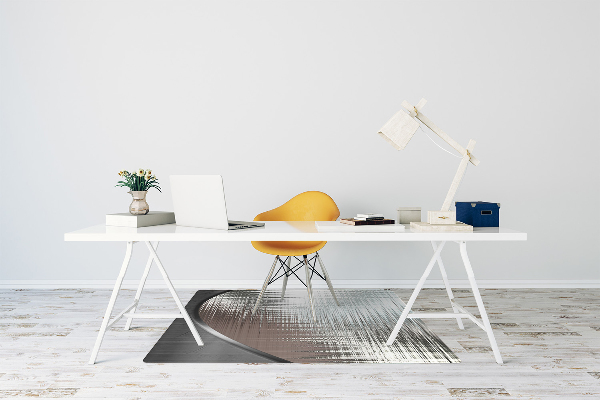 Office chair mat Abstraction silver