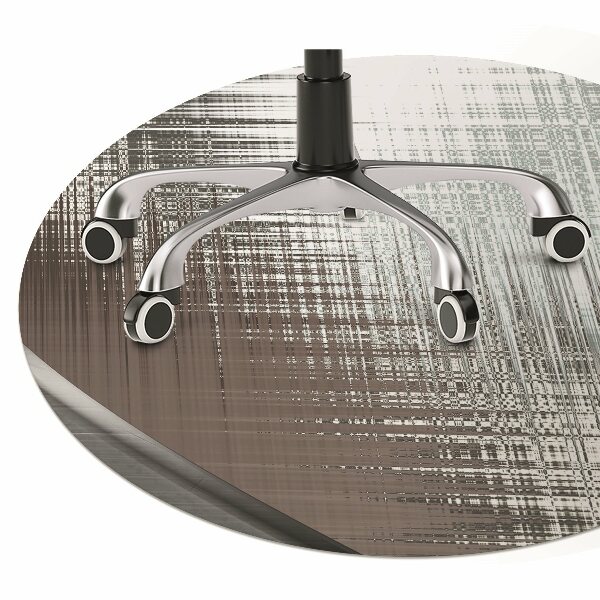 Office chair mat Abstraction silver