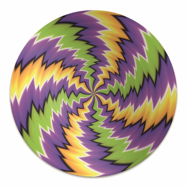 Office chair floor protector abstract swirl
