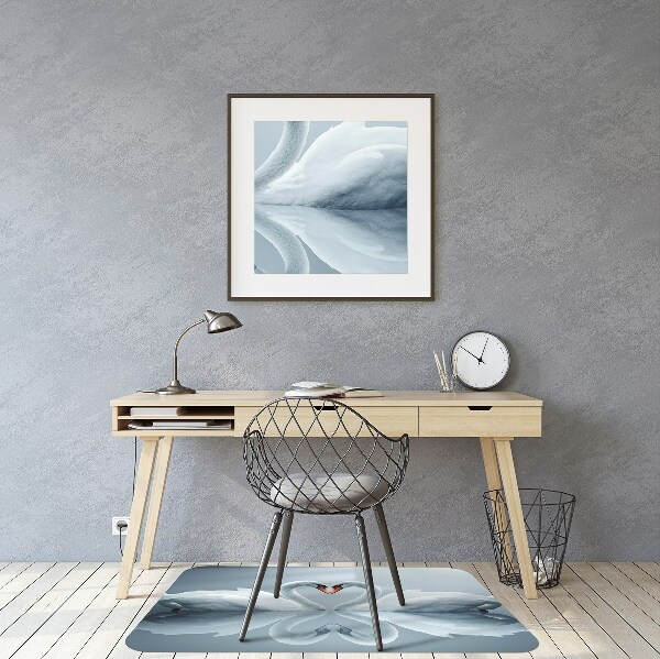 Office chair mat Swans