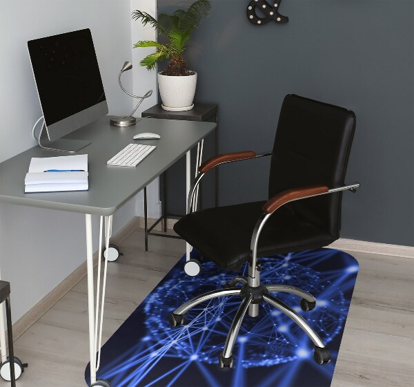 Office chair floor protector Abstraction