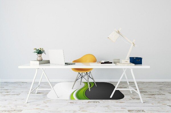 Office chair floor protector Abstraction