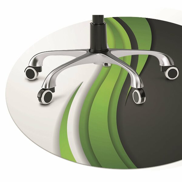 Office chair floor protector Abstraction