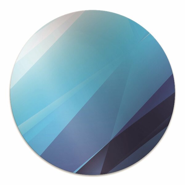 Computer chair mat blue shift