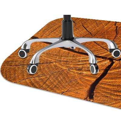 Desk chair mat Tree trunk