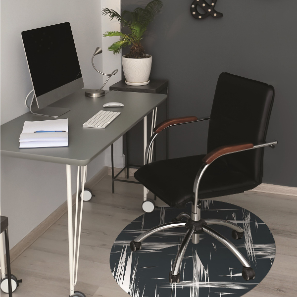 Chair mat floor panels protector white scratches