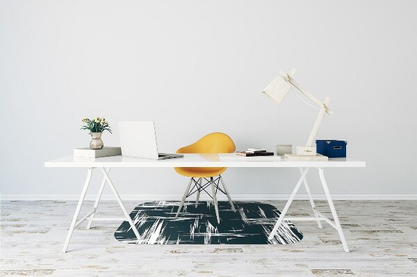 Chair mat floor panels protector white scratches
