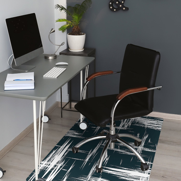 Chair mat floor panels protector white scratches