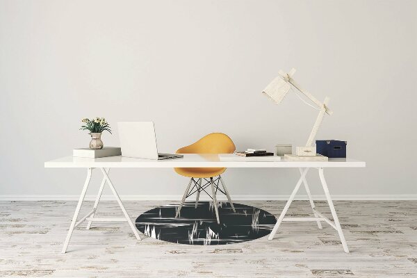 Chair mat floor panels protector white scratches