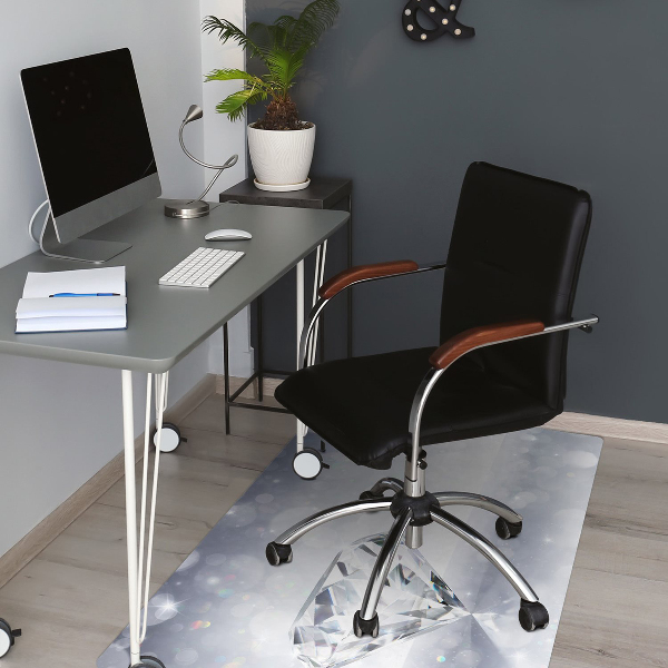 Office chair mat Diamond