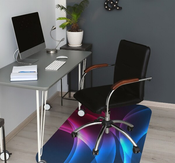 Chair mat floor panels protector pink transition