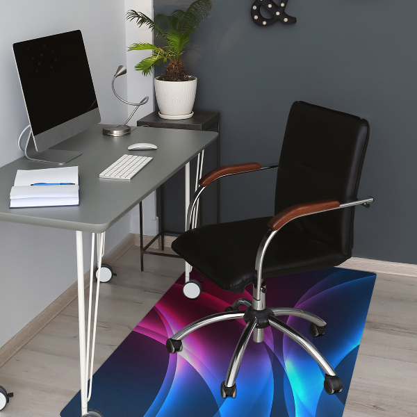Chair mat floor panels protector pink transition