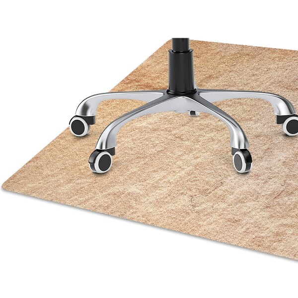 Office chair floor protector Sandstone