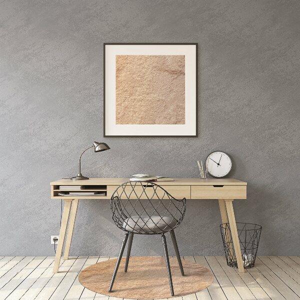 Office chair floor protector Sandstone