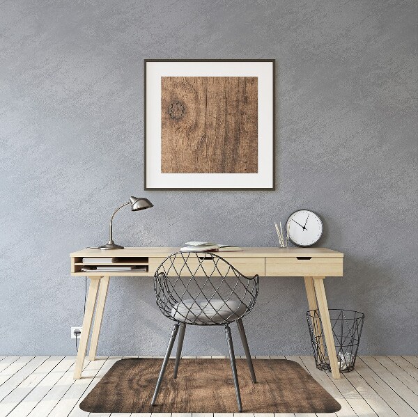 Computer chair mat Old wood