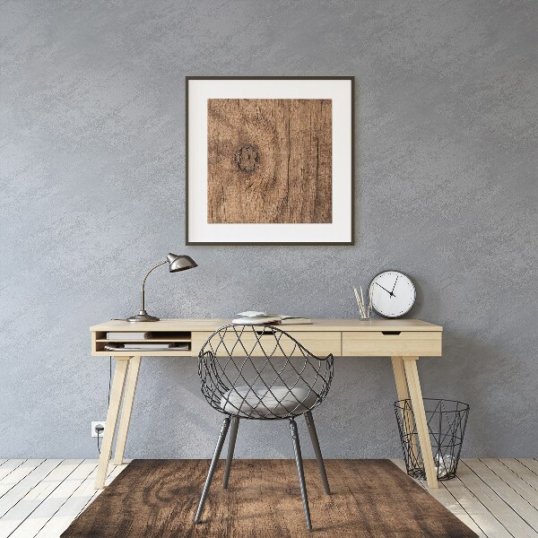 Computer chair mat Old wood
