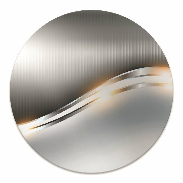 Office chair mat Crossing silver