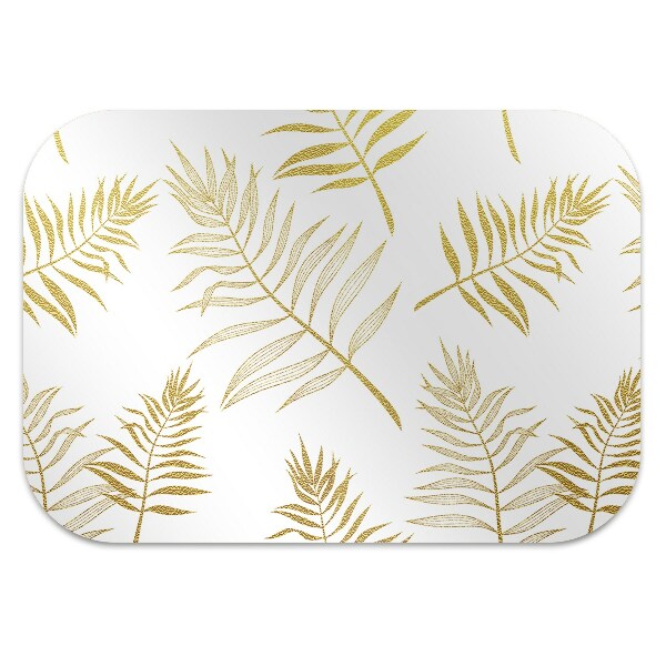 Computer chair mat palm leaves