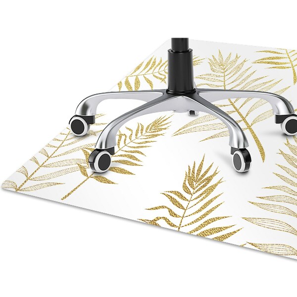 Computer chair mat palm leaves
