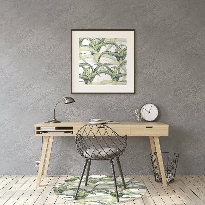 Desk chair mat Aloe image