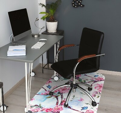 Office chair mat apricot tree