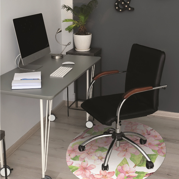 Computer chair mat Cherry blossoms