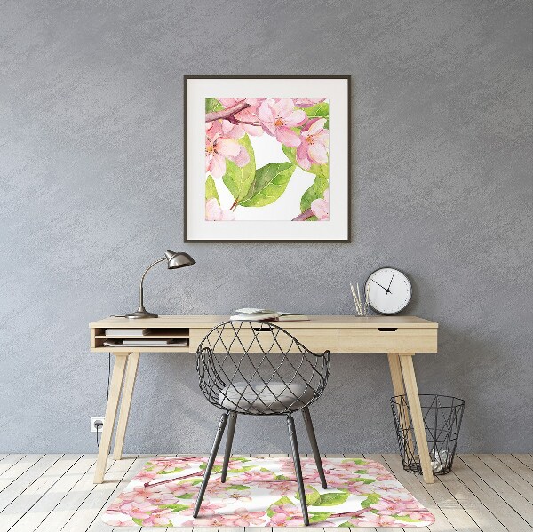 Computer chair mat Cherry blossoms