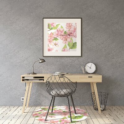 Computer chair mat Cherry blossoms