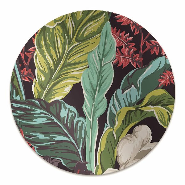 Office chair floor protector floral design