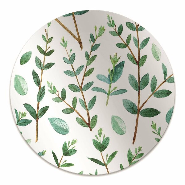 Office chair mat green branches