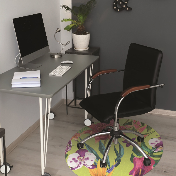Office chair floor protector painted garden