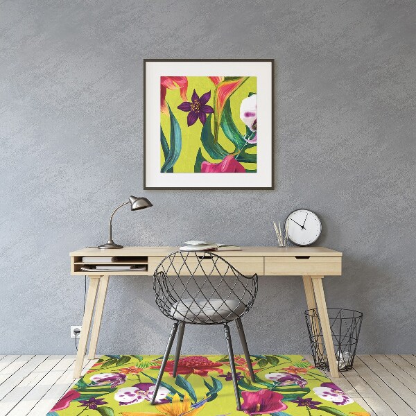 Office chair floor protector painted garden