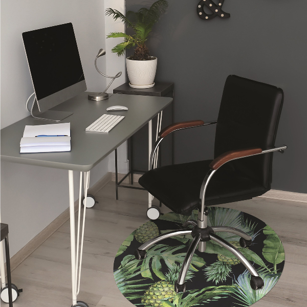 Office chair mat pineapples