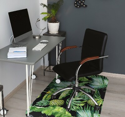 Office chair mat pineapples