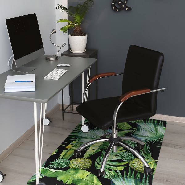 Office chair mat pineapples