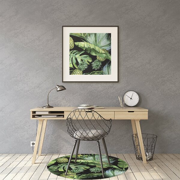 Office chair mat pineapples