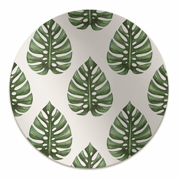 Office chair mat Leaves