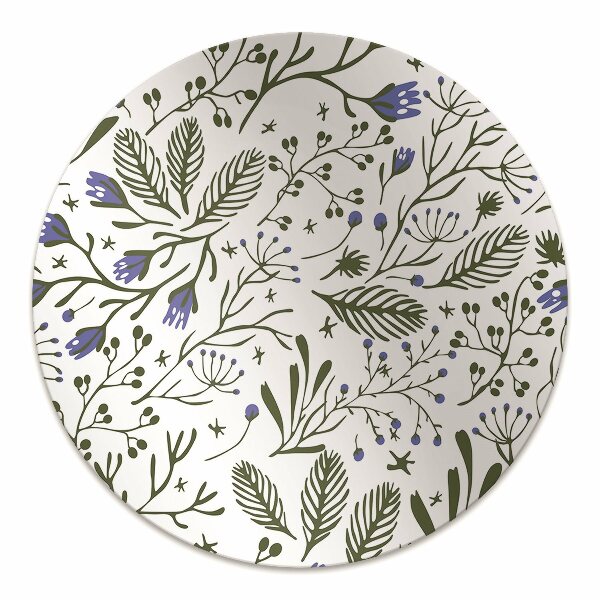 Office chair mat flowers