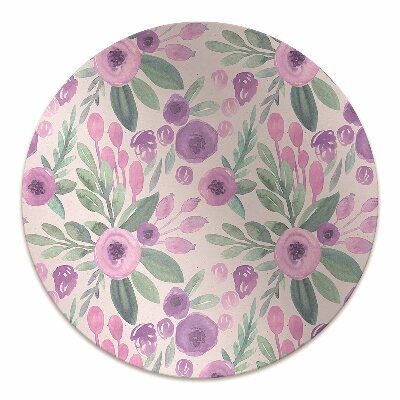 Desk chair mat floral Pattern