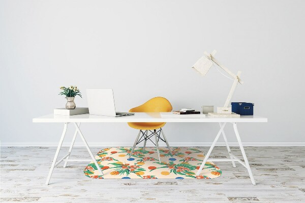 Desk chair mat Sunset
