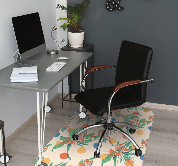 Desk chair mat Sunset