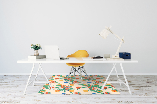 Desk chair mat Sunset