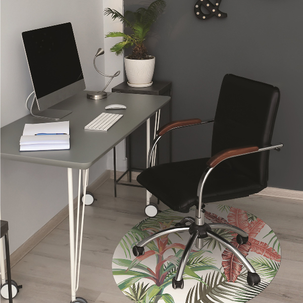 Office chair mat Jungle