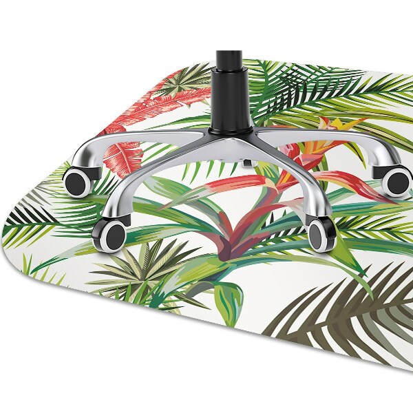 Office chair mat Jungle