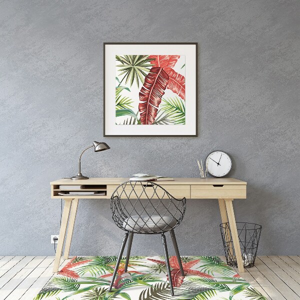 Office chair mat Jungle
