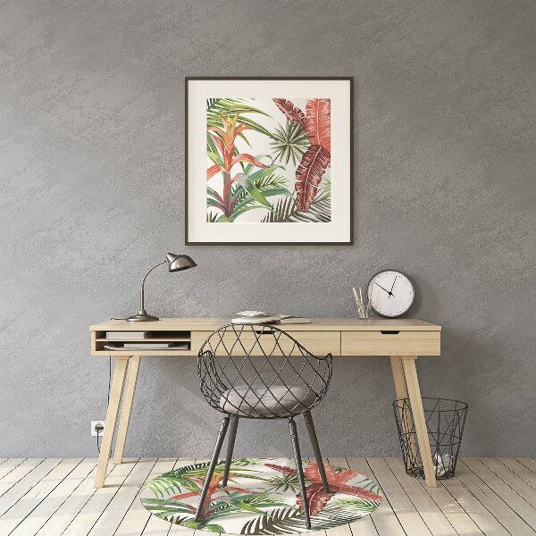 Office chair mat Jungle